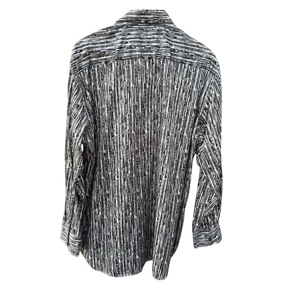 Inserch Icon black gray white Y2K design long sleeve shirt Size XL - Picture 2 of 7